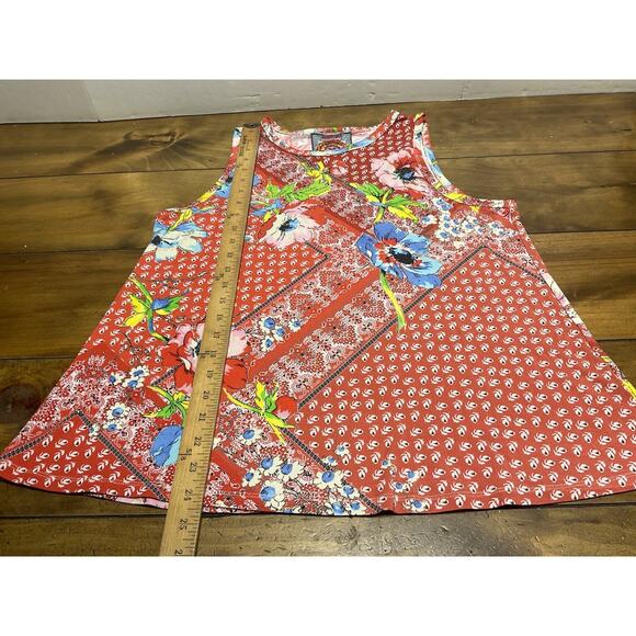 Johnny Was Women's Martha Swing Tank Top Floral Boho Casual Viscose Bamboo M - Picture 5 of 10